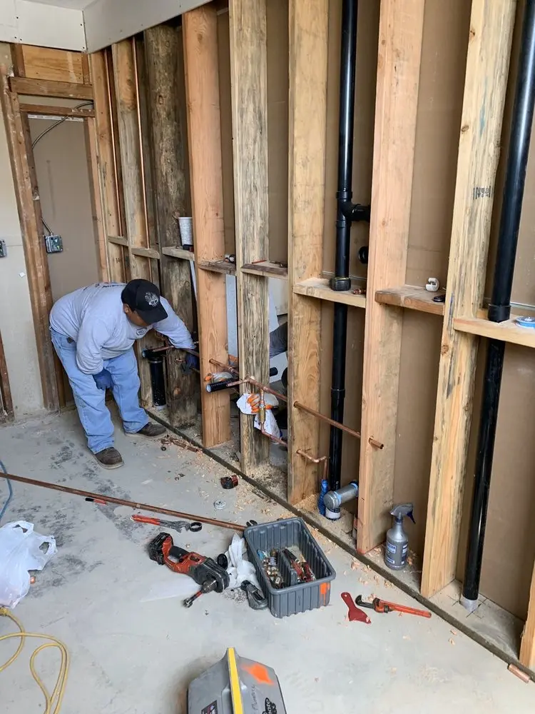 Commercial rough-in plumbing for Water Heater Replacement in Westhampton